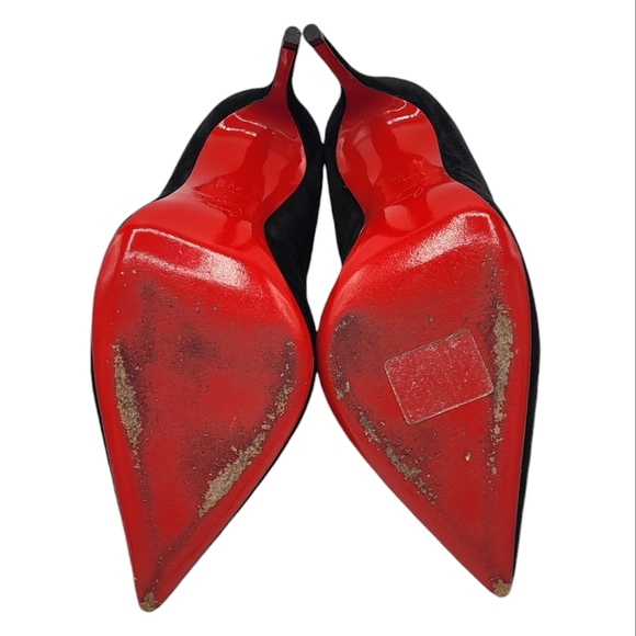 Christian Louboutin Victorina 100 Flame Pumps Black 36 - Picture 13 of 16